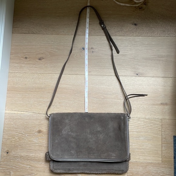 Allsaints suede clutch, shoulder or crossbody bag - Picture 5 of 14